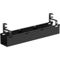 MYWALL MYW HZ56-2L - Gestor de cables debajo de la mesa, montaje de abrazadera, cesta