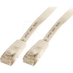 EFB-ELEKTRONIK PK MK6003.025W - Cable plano U/UTP de 0,25 m, CAT 6, blanco