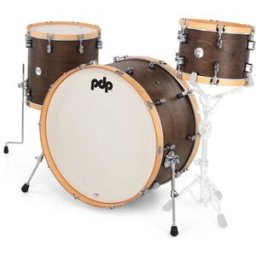 DW PDP Concept Classic 26 Walnut Nogal con aros en en color natural