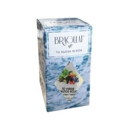 Bragulat Bebida Soluble Té Verde y Frutos Rojos 15 X9 g