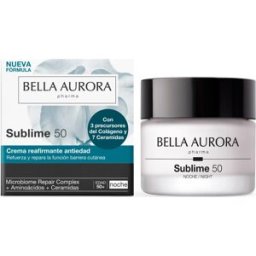 Bella Aurora Sublime 50 Crema Noche Fortalecedora Anti-Edad +50 Años 50 ml