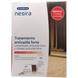 Acofarvital Acofarma Nesira Pack Tratamiento Anticaída Forte 60 comp + Champú 400 ml