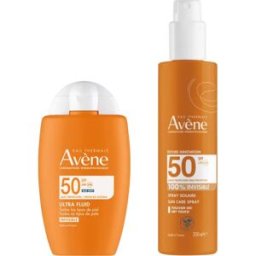 Avene Avène Pack Ultra Fluido Invisible Spf50 50 ml + Spray Invisible Spf50 200 ml