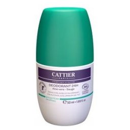 Cattier Desodorante Roll-On Aloe Vera 24 H 50 ml