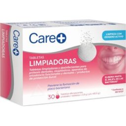 Stada Care+ Tabletas Limpiadoras Prótesis y Férulas Dentales 30 uds