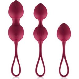 Cici Beauty Premium Silicone Vibrating Kegel Beads 3 uds