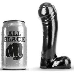 All Black Dildo Negro 15 cm 1 ud