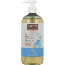 Cattier Baby gel Limpiador Suave Piel Sensible 500 ml