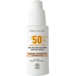 Alma Secret Solar Crema Facial con Color Spf50 Sand 50 ml