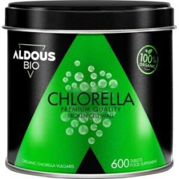 Aldous Bio Chlorella Ecológica y Orgánica Calidad Premium 600 comp