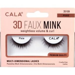 Cala Lashes 3 D Faux Mink Pestañas Postizas Pixie 1 par
