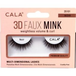 Cala Lashes 3 D Faux Mink Pestañas Postizas Negro 1 par