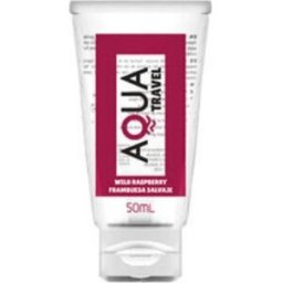 Aqua Travel Lubricante Base Agua Sabor Frambuesa Salvaje 50 ml