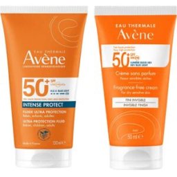 Avene Avène Pack Crema Spf50+ Sin Perfume 50 ml + Intense Protect Spf50+ 150 ml