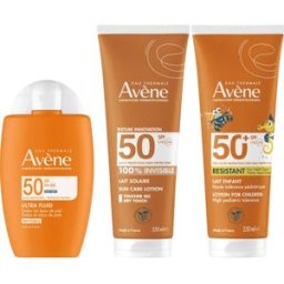 Avene Avène Pack Ultra Fluido Invisible Spf50 + Leche Invisible Spf50 + Leche Spf50+ Pediátrico