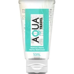 Aqua Travel Lubricante Base Agua Sabor Frutas Tropicales 50 ml