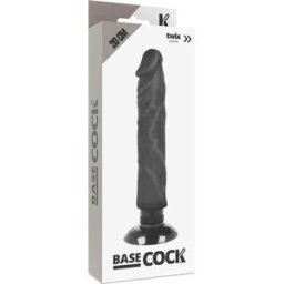 Basecock Realistic Vibrador 2-1 Negro 20 cm 1 ud