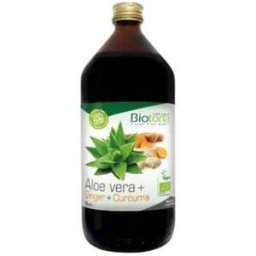 Biotona Jugo Aloe Vera+ Jengibre+ Curcuma Bio 1 L
