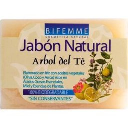 Bifemme Jabón Natural de Árbol Del Té 100 g
