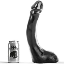 All Black Dildo Negro 29 cm Fisting 1 ud