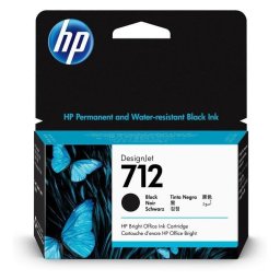 Cartucho de tinta HP DesignJet 712 negro 38 ml alta precisión y durabilidad