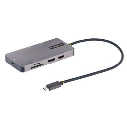 Replicador de puertos Startech 120B-USBC-MULTIPORT 2x HDMI 4K 60Hz PD 100W SD Ethernet