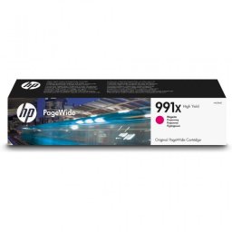 Cartucho de Tinta Original HP 991X PageWide Magenta de Alta Capacidad