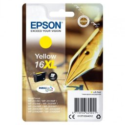 Cartucho de tinta Epson 16XL Amarillo Alto Rendimiento 6,5 ml para WorkForce