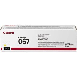 Cartucho de tóner Canon 067 Amarillo Original 1250 páginas para impresoras láser