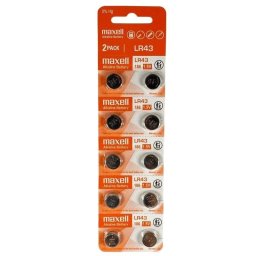 Pila botón Maxell 11716900 alcalina 1,5 V pack 10 unidades blister