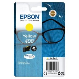 Cartucho de tinta Epson 408 Amarillo DURABrite Ultra 14,7 ml para WorkForce Pro