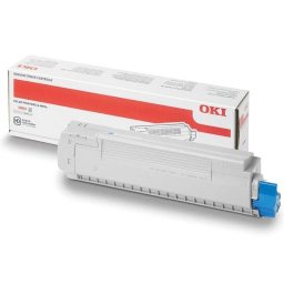 Cartucho de tóner Oki 45862821 Cian para ES8453 y ES8473 10000 páginas