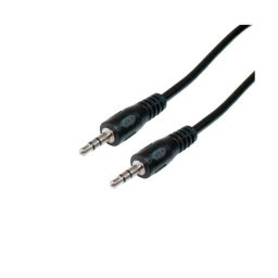 Cable de audio DCU 307130 Jack 3,5 mm macho-macho 3 m negro