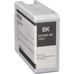 Cartucho de tinta Epson C13T44C140 Negro Original para ColorWorks