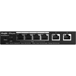 Ruijie Networks RG-ES206GC-P Switch 6 Puertos Gigabit Ethernet PoE Negro