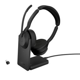 Auriculares Jabra inalámbricos Bluetooth y USB con Cancelación de Ruido y Micrófono Boom