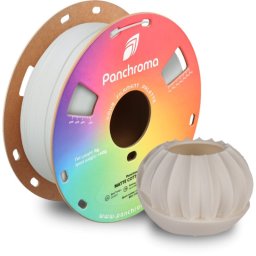 Filamento PLA Polymaker Panchroma Blanco 1,75 mm Mate Fácil Impresión