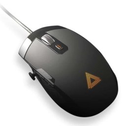 Ratón Lexip Pu94 con cable USB 12000 DPI negro 6 botones RGB joystick