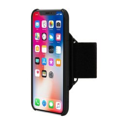 Funda para móvil Incase INPH190384-BLK Brazalete deportivo TPU Negro resistencia al sudor para iPhone X y XS