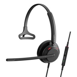 Auriculares EPOS IMPACT 730T con cable USB-C y USB-A para llamadas y música negros
