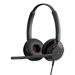 Auriculares EPOS IMPACT 760 con cable USB-C y adaptador USB-A para llamadas y música negros