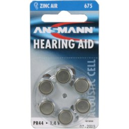 Pila de botón Ansmann AZA 675 Zinc-carbono 1,4 V 6 unidades