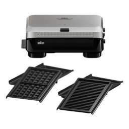 Sandwichera Braun SM5006 800 W Negro, Plata