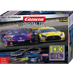 Set de pistas y coches Carrera DIGITAL 132 1:32 7,6 m
