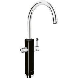 SMEG Grifo de cocina MAF50BL. Negro Sobre encimera