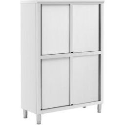 Armario para vajilla - 1200 x 500 x 1800 mm - 4 estantes - hasta 200 kg - Royal Catering 10012698
