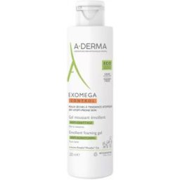 A-Derma Gel limpiador emoliente Exomega para piel atópica 200 ml