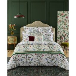 Yves Delorme Funda nórdica algodón satén Botanic . (Cama 150 cm) Multicolor