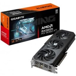Gigabyte Radeon RX 9060 XT GAMING OC 8G Tarjeta Gráfica - 8GB GDDR6, 128bit, PCI-E 5.0, 3320 MHz Fre