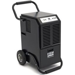 HBM secador de obra profesional, deshumidificador, captador de humedad 50 litros, 650 Watt